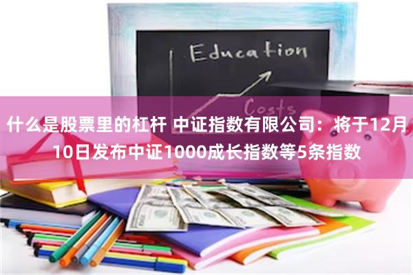 什么是股票里的杠杆 中证指数有限公司：将于12月10日发布中证1000成长指数等5条指数