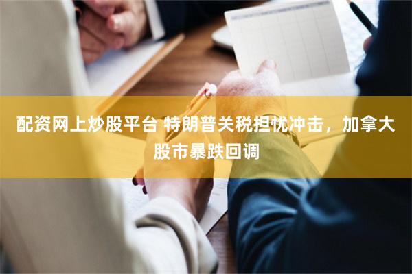 配资网上炒股平台 特朗普关税担忧冲击，加拿大股市暴跌回调