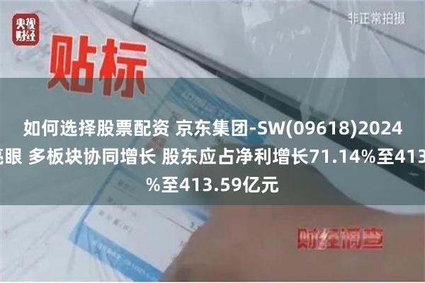 如何选择股票配资 京东集团-SW(09618)2024年业绩亮眼 多板块协同增长 股东应占净利增长71.14%至413.59亿元