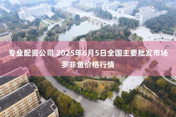 专业配资公司 2025年6月5日全国主要批发市场罗非鱼价格行情