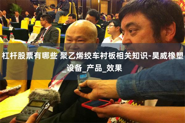 杠杆股票有哪些 聚乙烯绞车衬板相关知识-昊威橡塑_设备_产品_效果